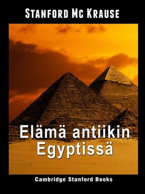 cover image of Elämä antiikin Egyptissä